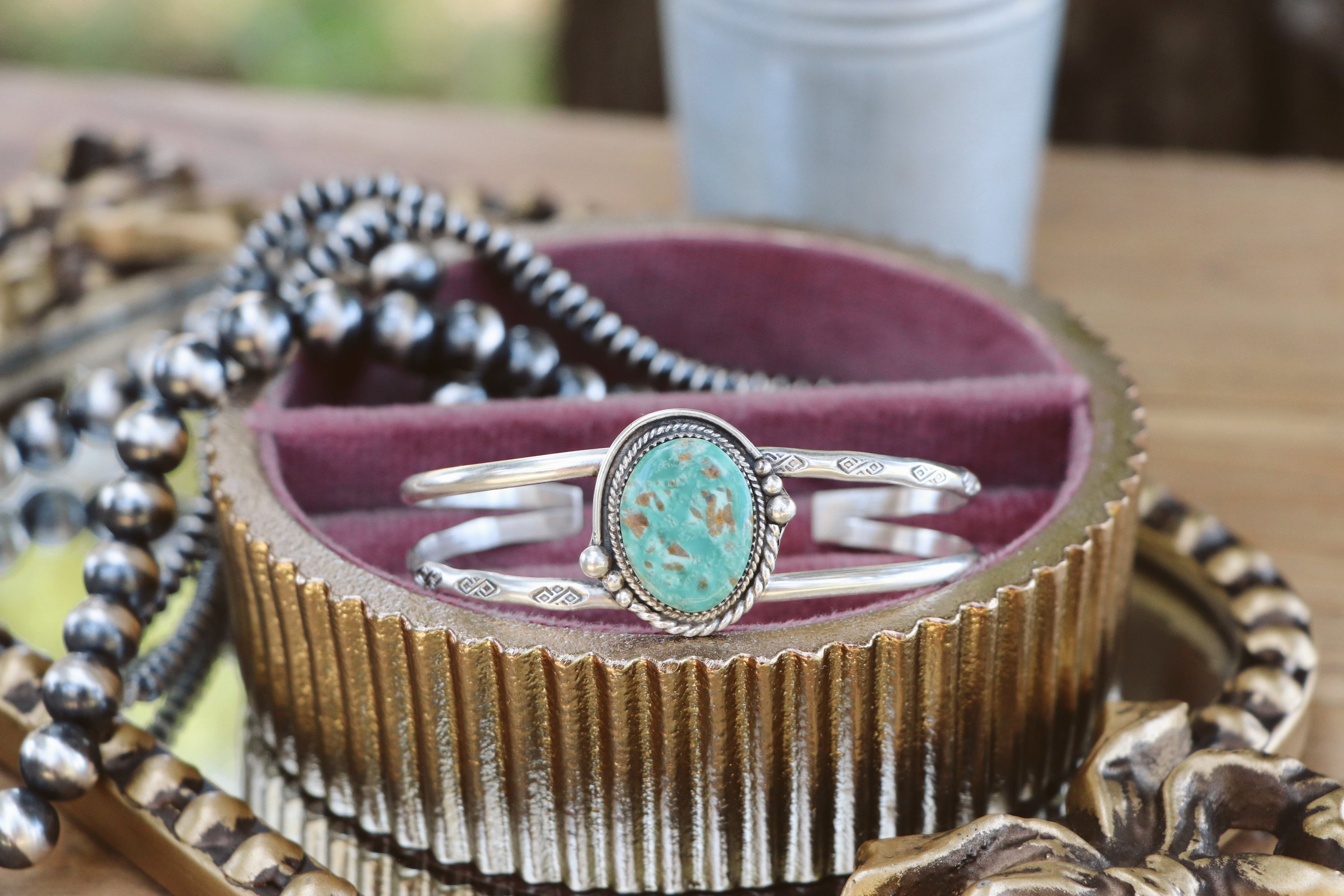 Fox Stamped Cuff