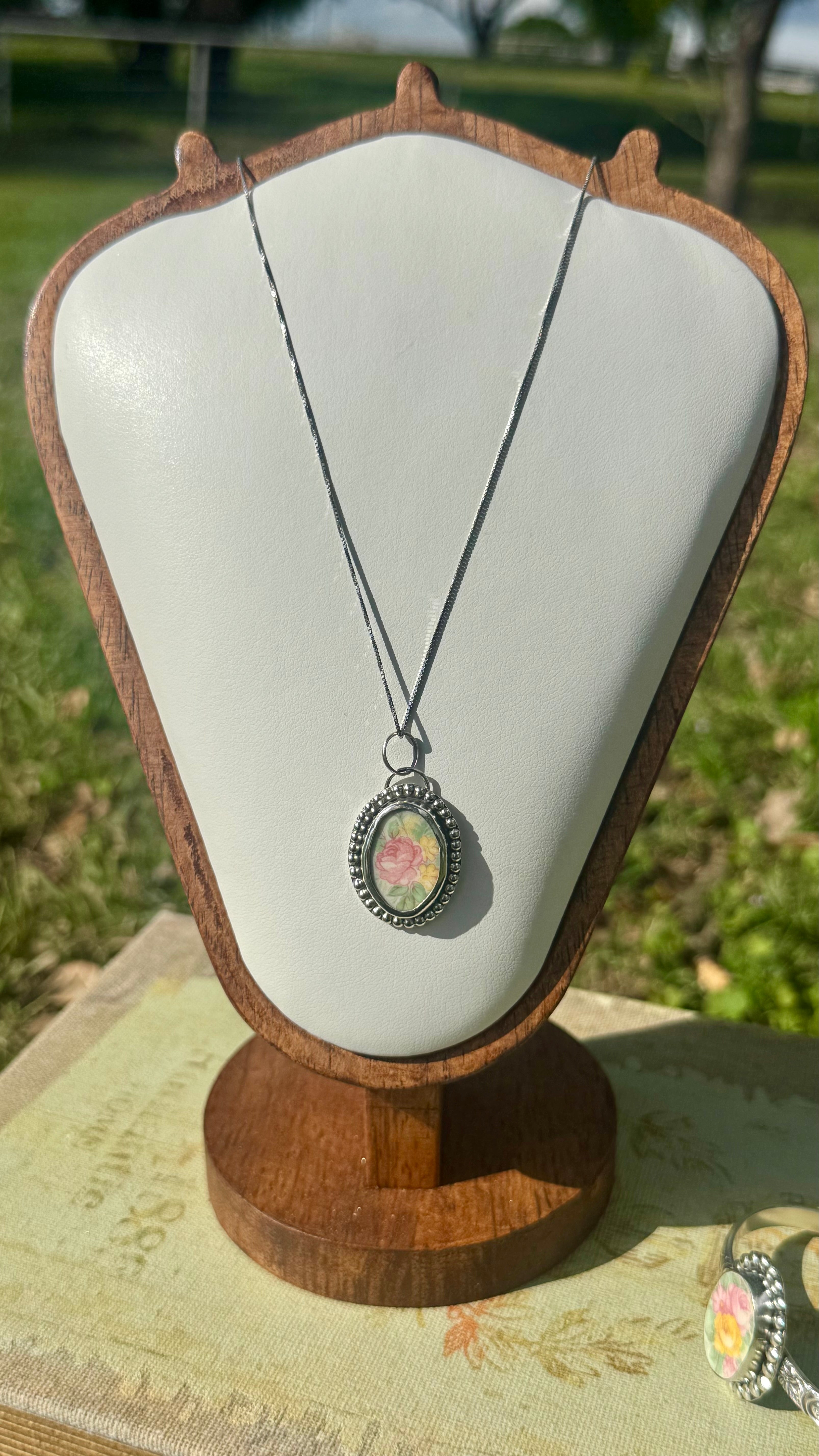 China Flower Pendant #3