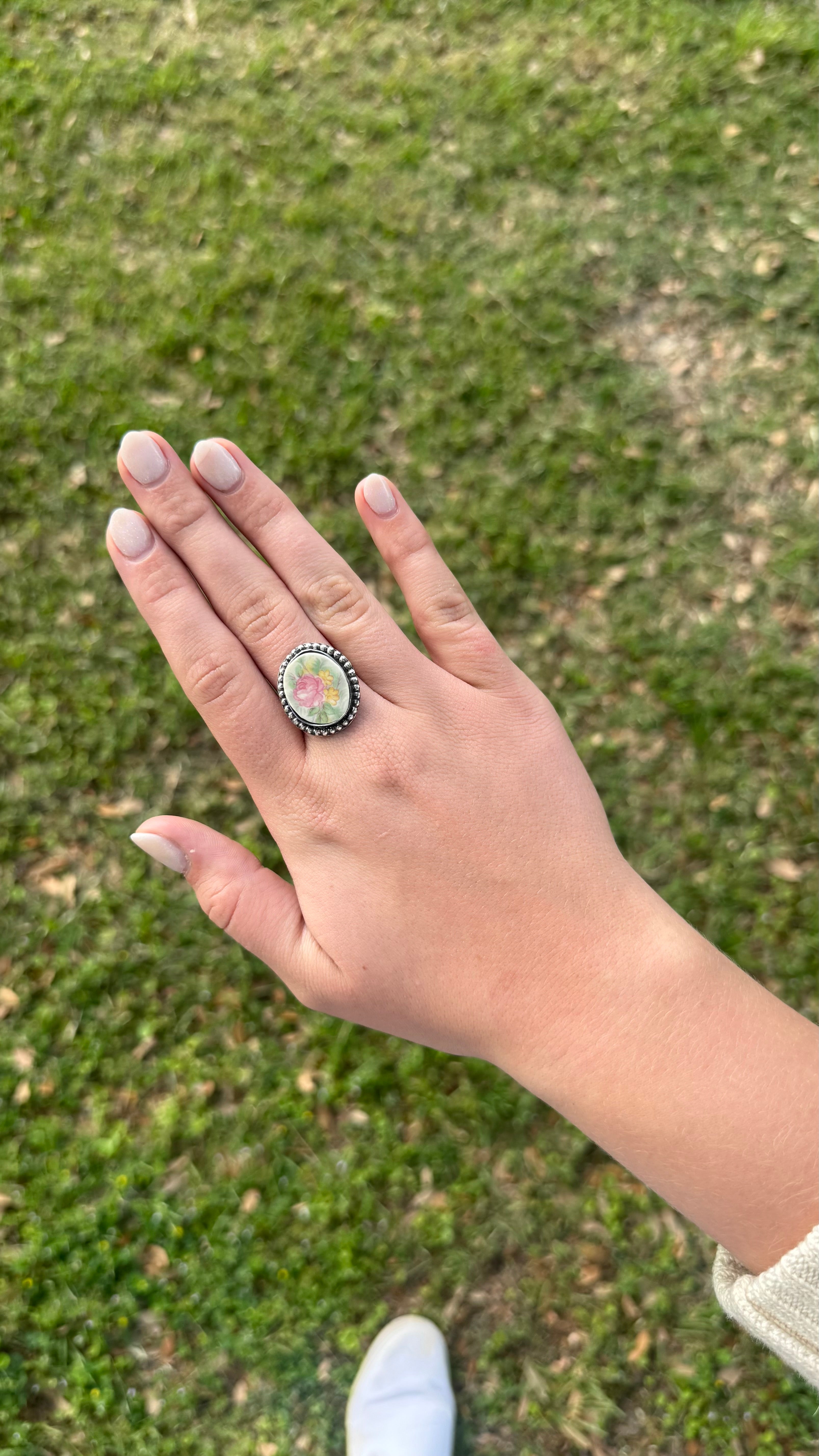 China flower ring style #4