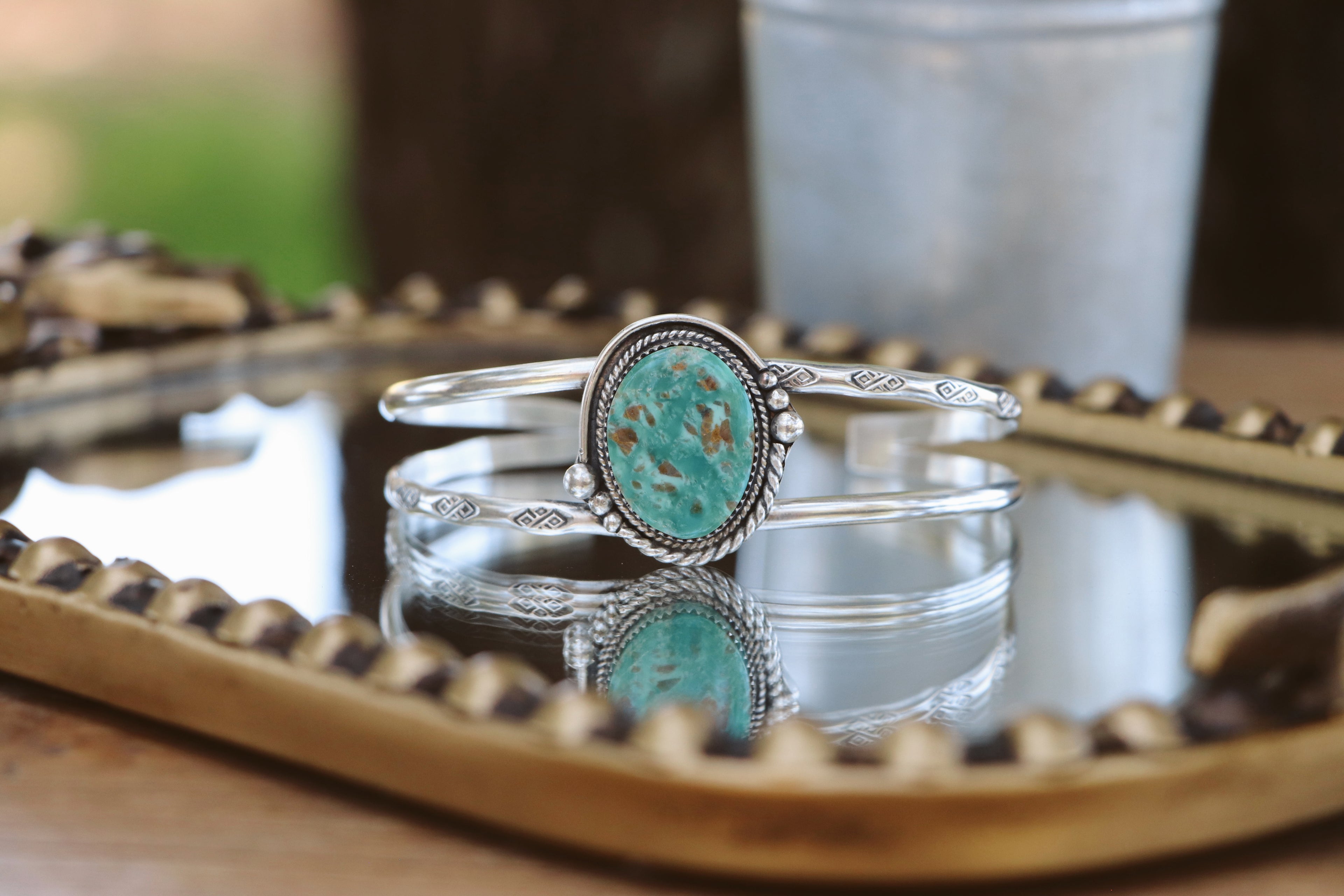 Fox Stamped Cuff