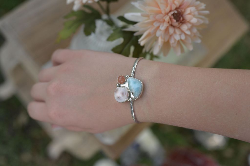 Larimar Cuff