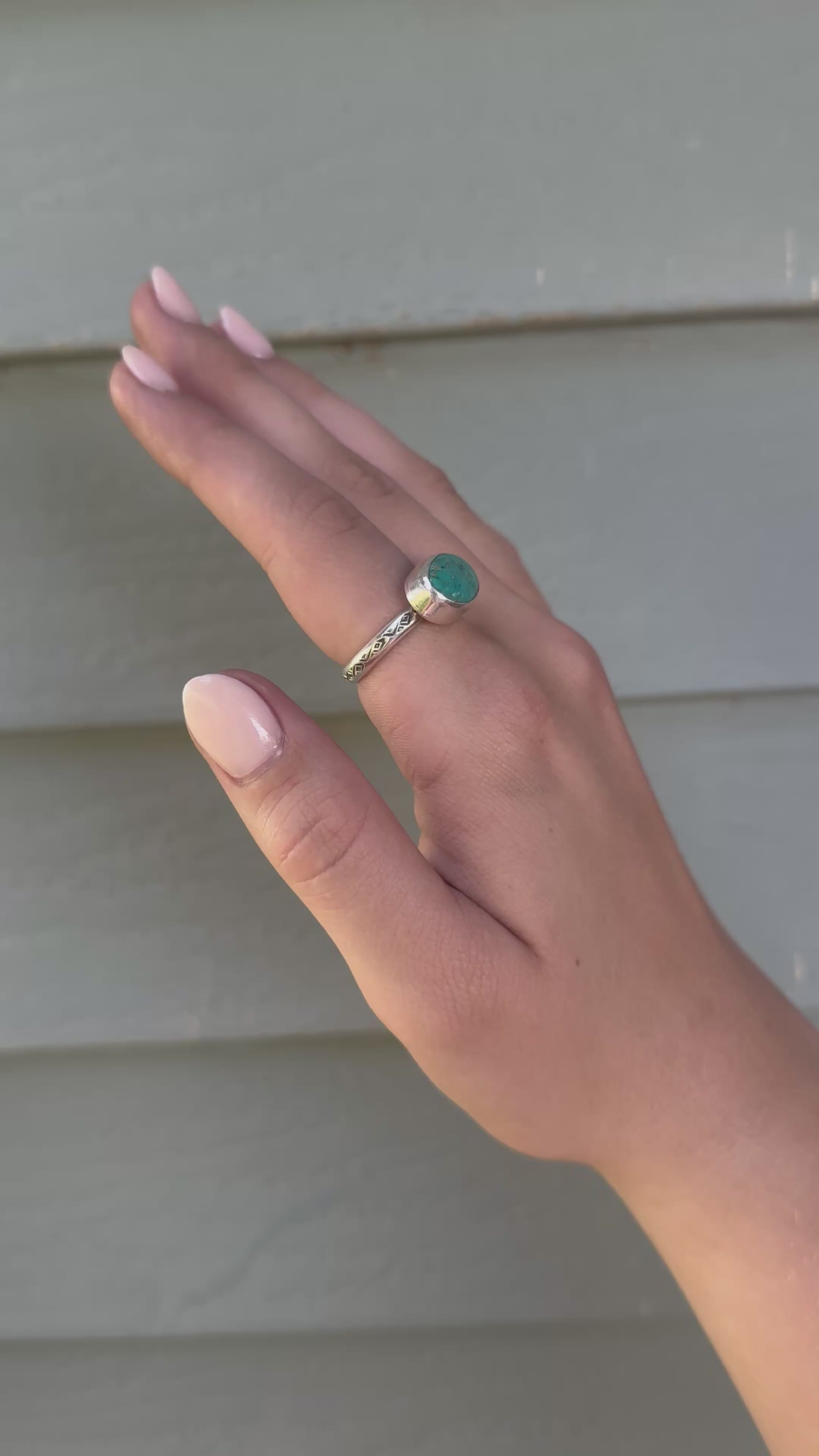 Size 9.5 turquoise ring